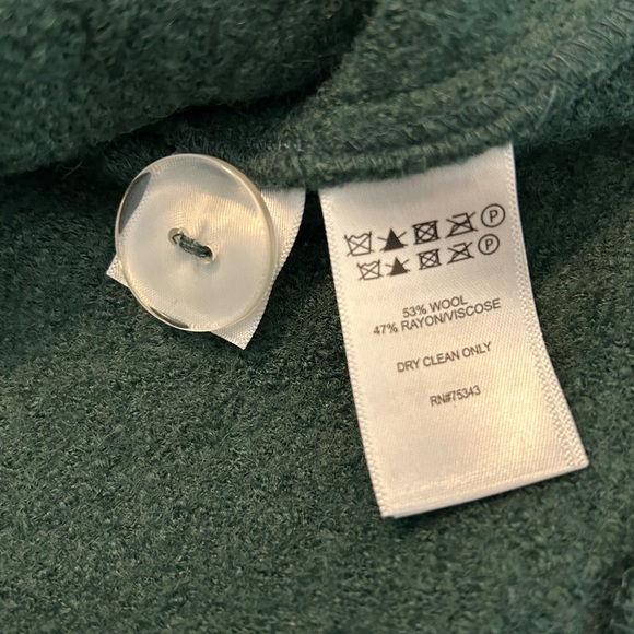 Sigrid Olsen boiled wool blend wrap jacket - Picture 8 of 10